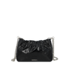 CARTERA DE FIESTA FETE SC6 NEGRO BRILLANTE S