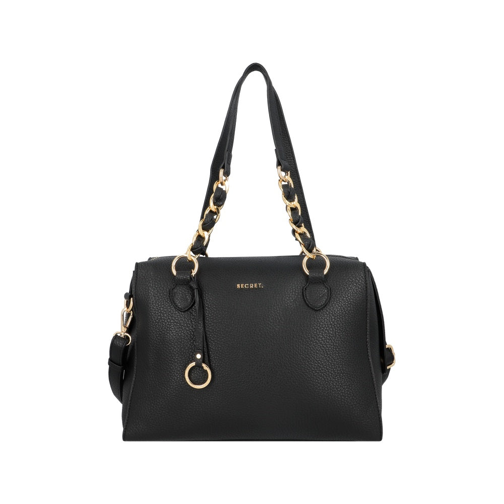 CARTERA DE MANO MALLORCA FW25 NEGRO M