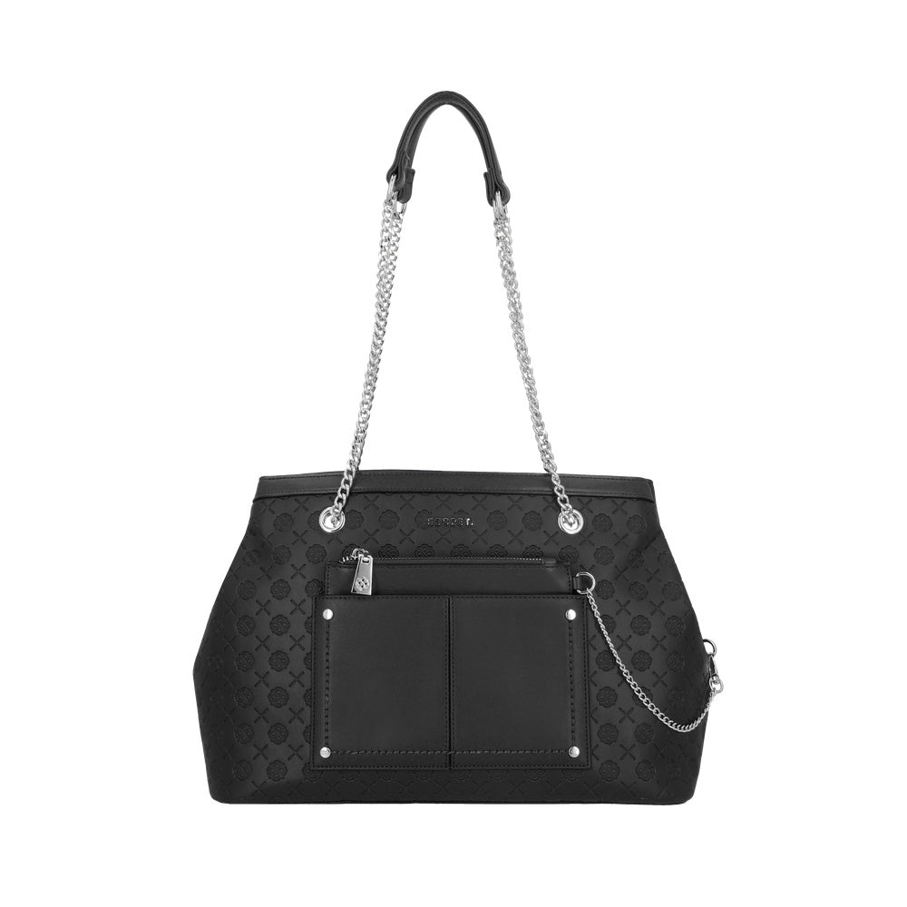 CARTERA DE HOMBRO POLONIA FW25 NEGRO L