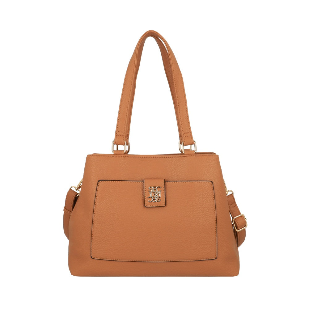 CARTERA DE HOMBRO CAMBRIA SC6 CAFÉ L 3DV
