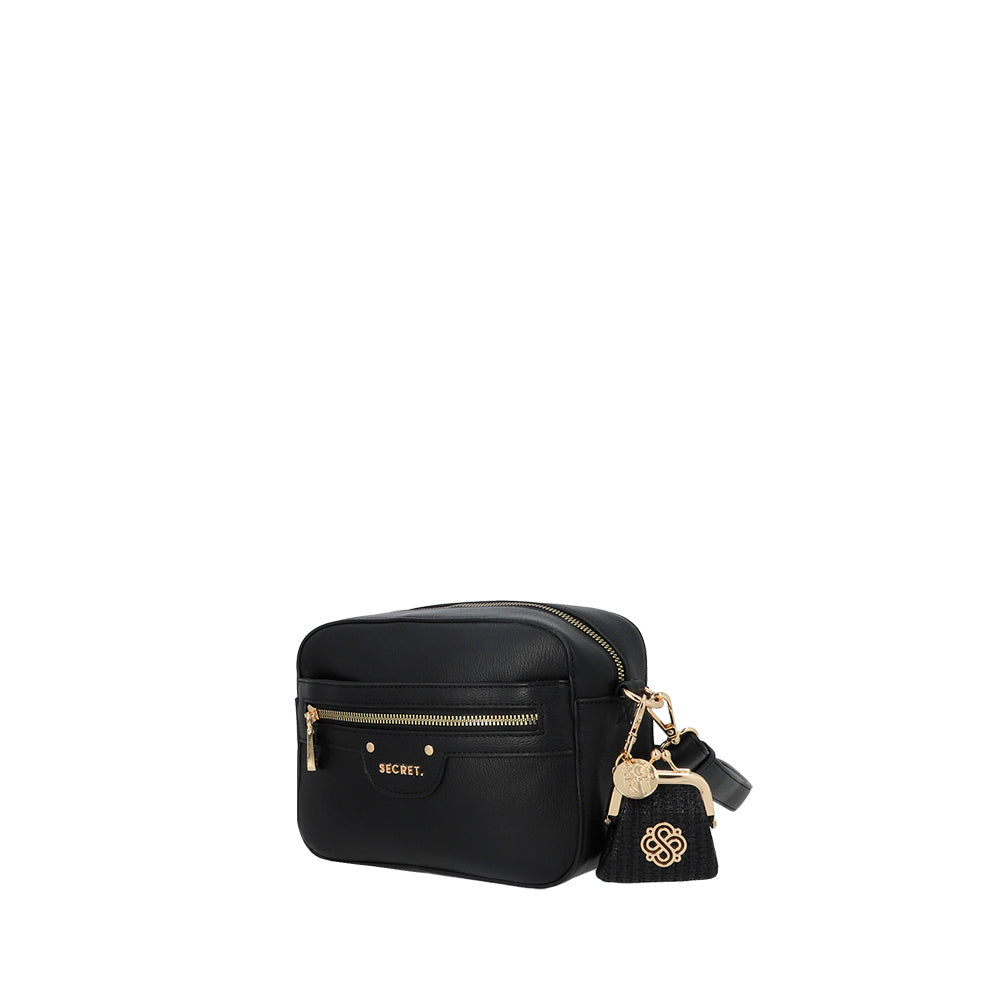 BANDOLERA LISSE FW25 NEGRO S