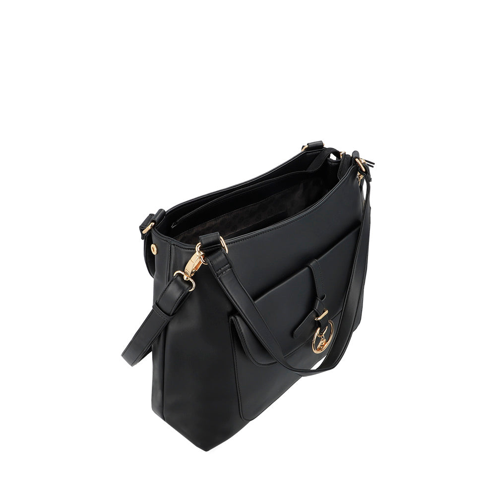 CARTERA DE HOMBRO MANTUA FW25 NEGRO L