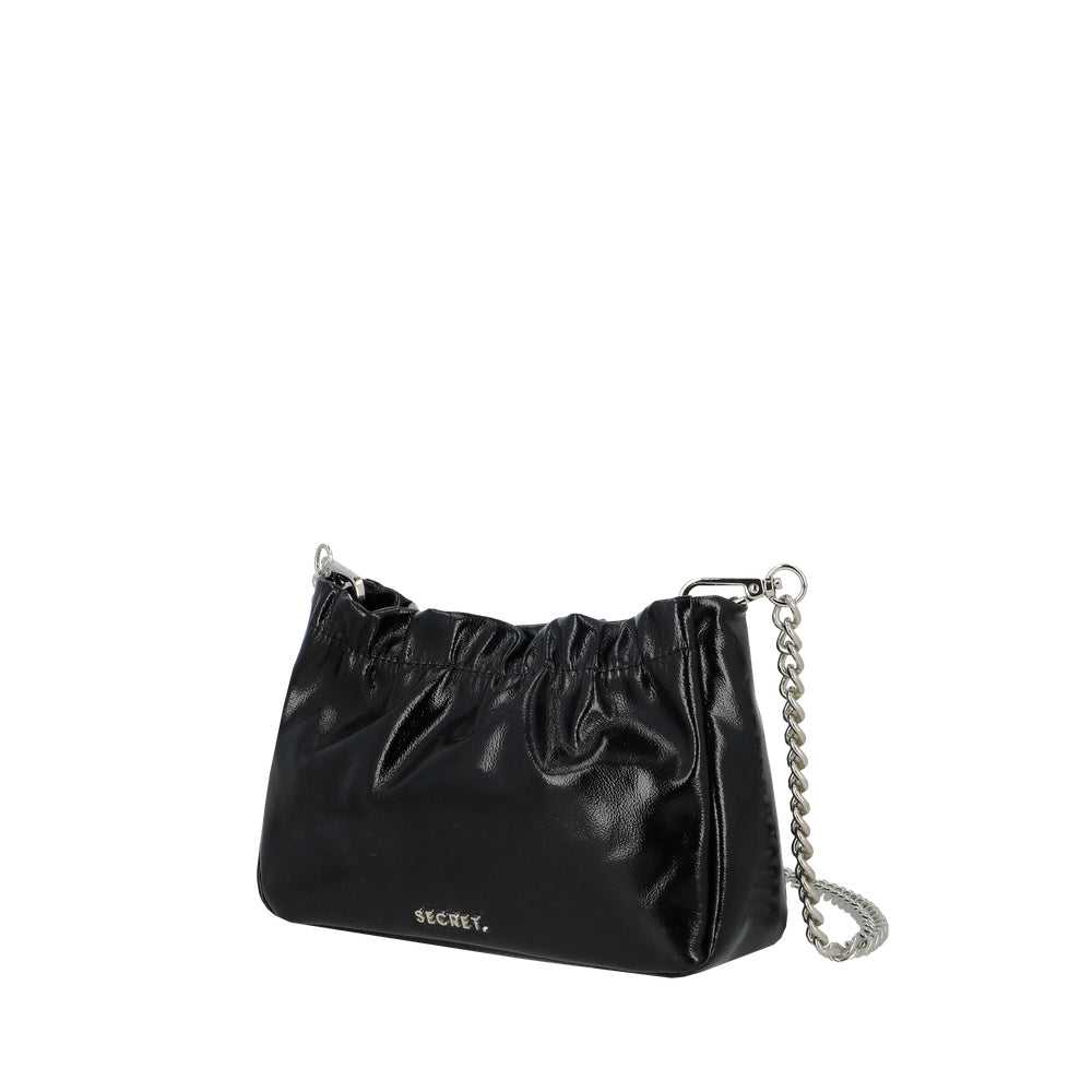 CARTERA DE FIESTA FETE SC6 NEGRO BRILLANTE S
