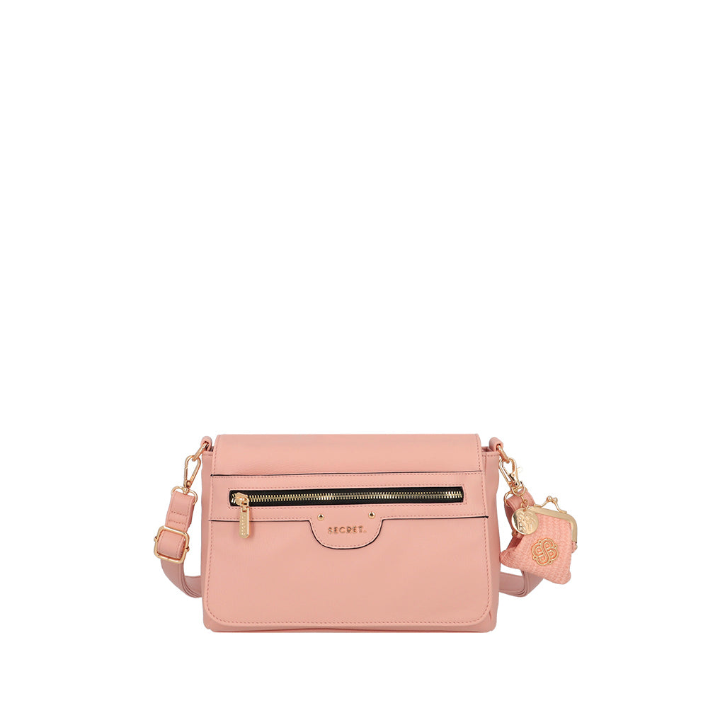 BANDOLERA LISSE FW25 ROSADO M