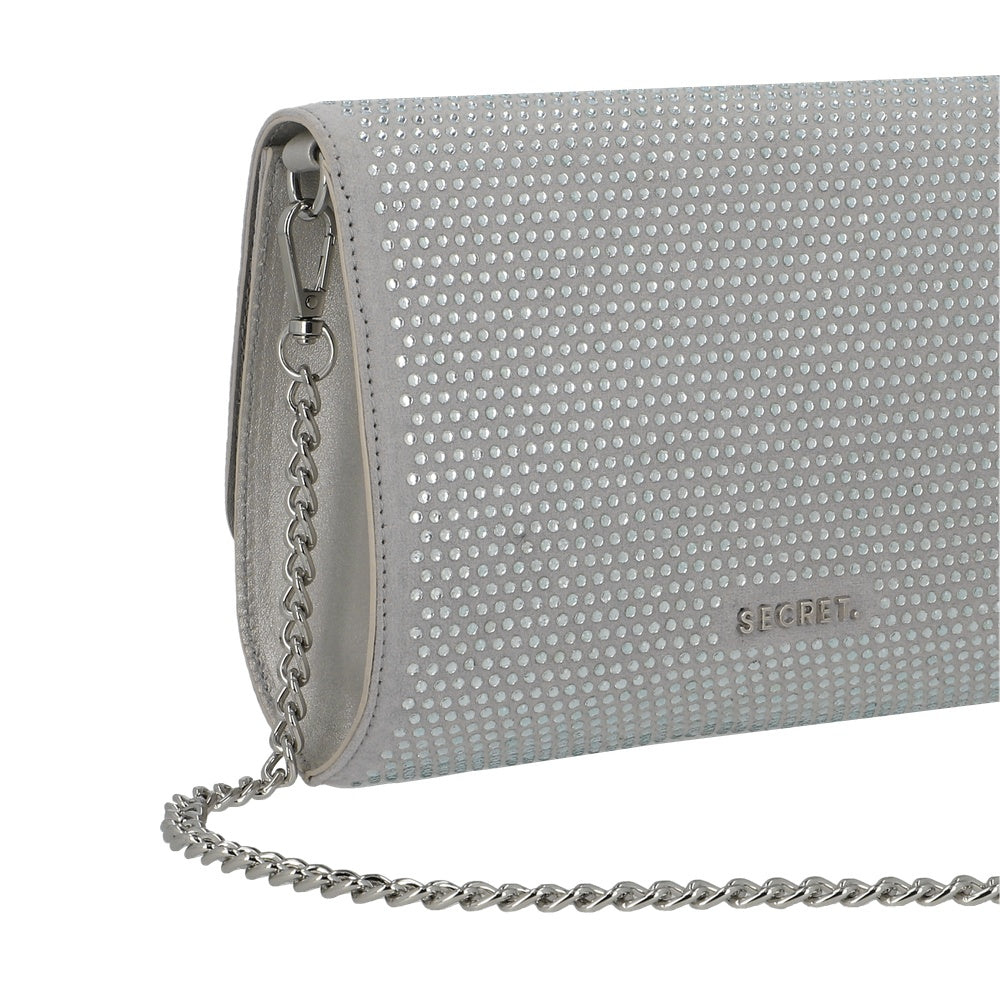 CARTERA DE FIESTA ANAKENA SC6 PLATEADO BRILLANTE M