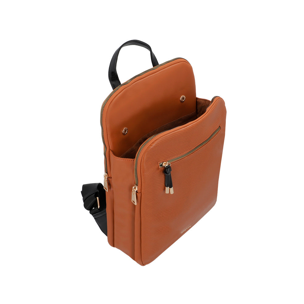 MOCHILA PARA NOTEBOOK VALENCIA SS25 CAFÉ XL