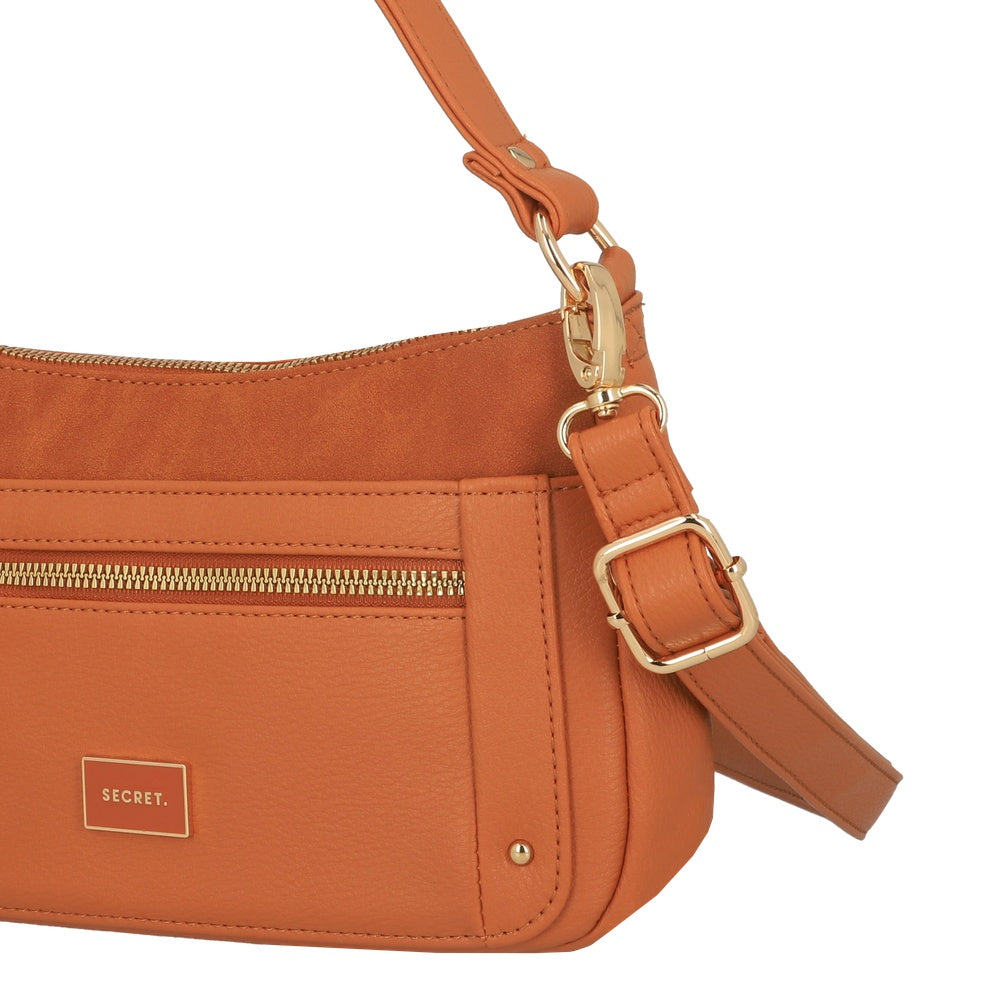 BANDOLERA LOURDES FW25 CAFÉ MEDIO S