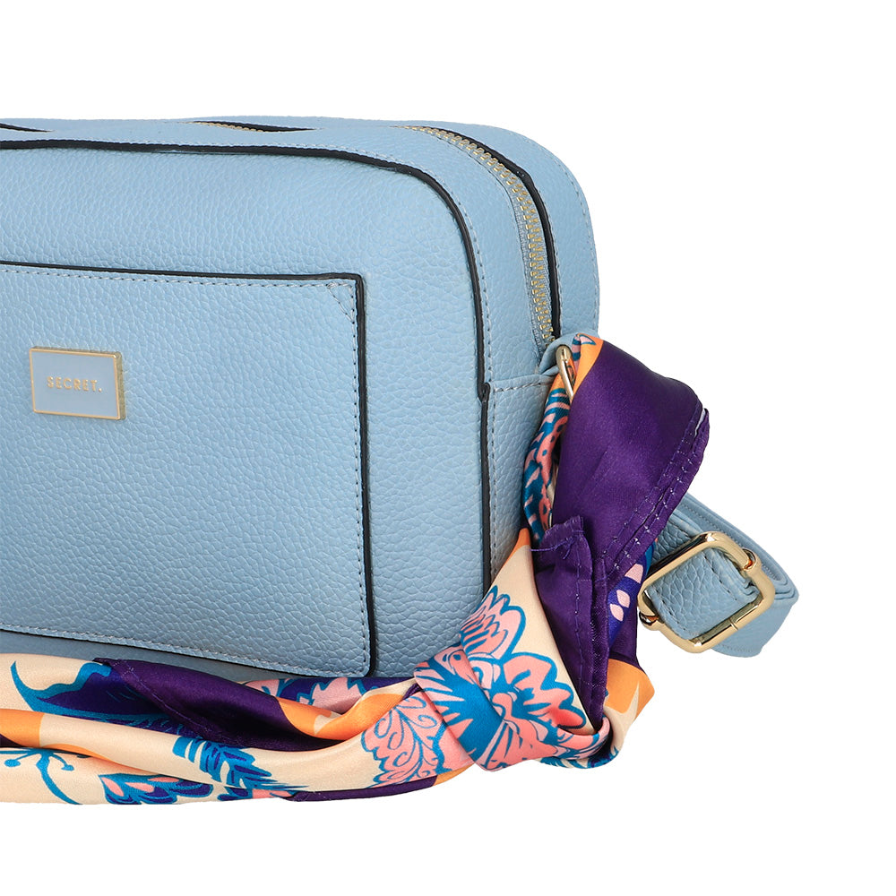 BANDOLERA RIGA FW25 CELESTE S
