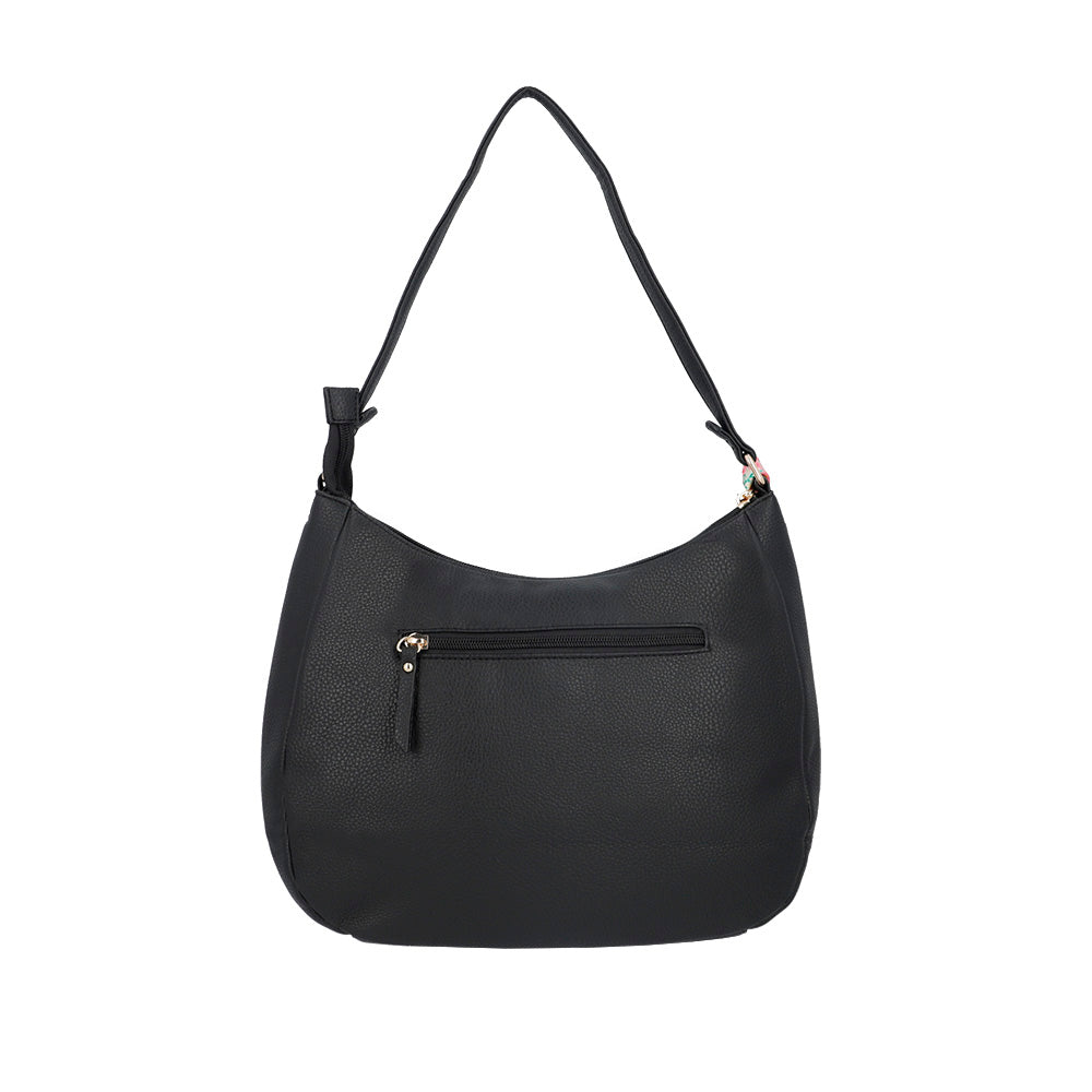 Cartera de hombro Montreal negra