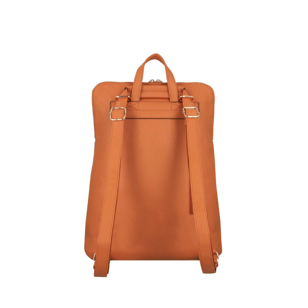 MOCHILA PARA NOTEBOOK LOURDES FW25 CAFÉ MEDIO XL