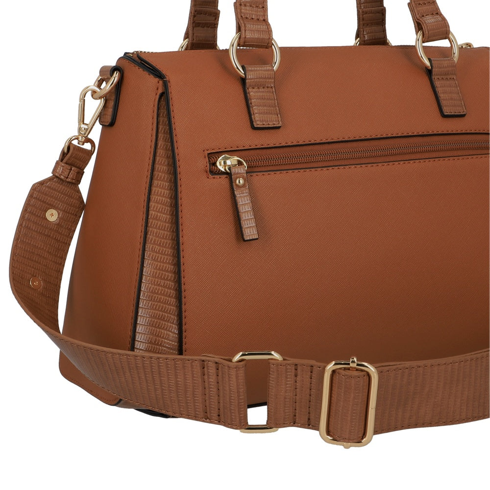 CARTERA DE HOMBRO ALBACETE FW25 CAFÉ L