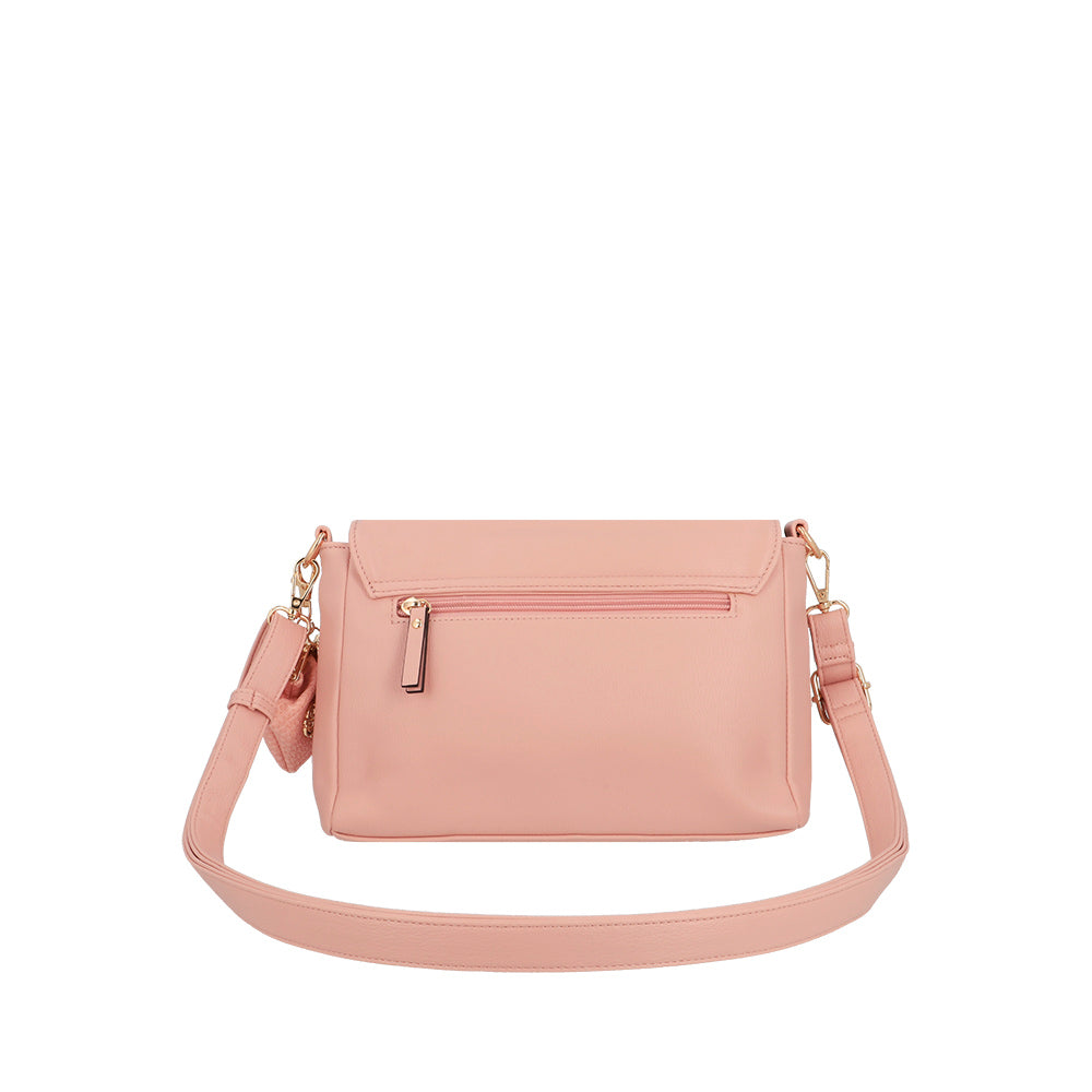 BANDOLERA LISSE FW25 ROSADO M