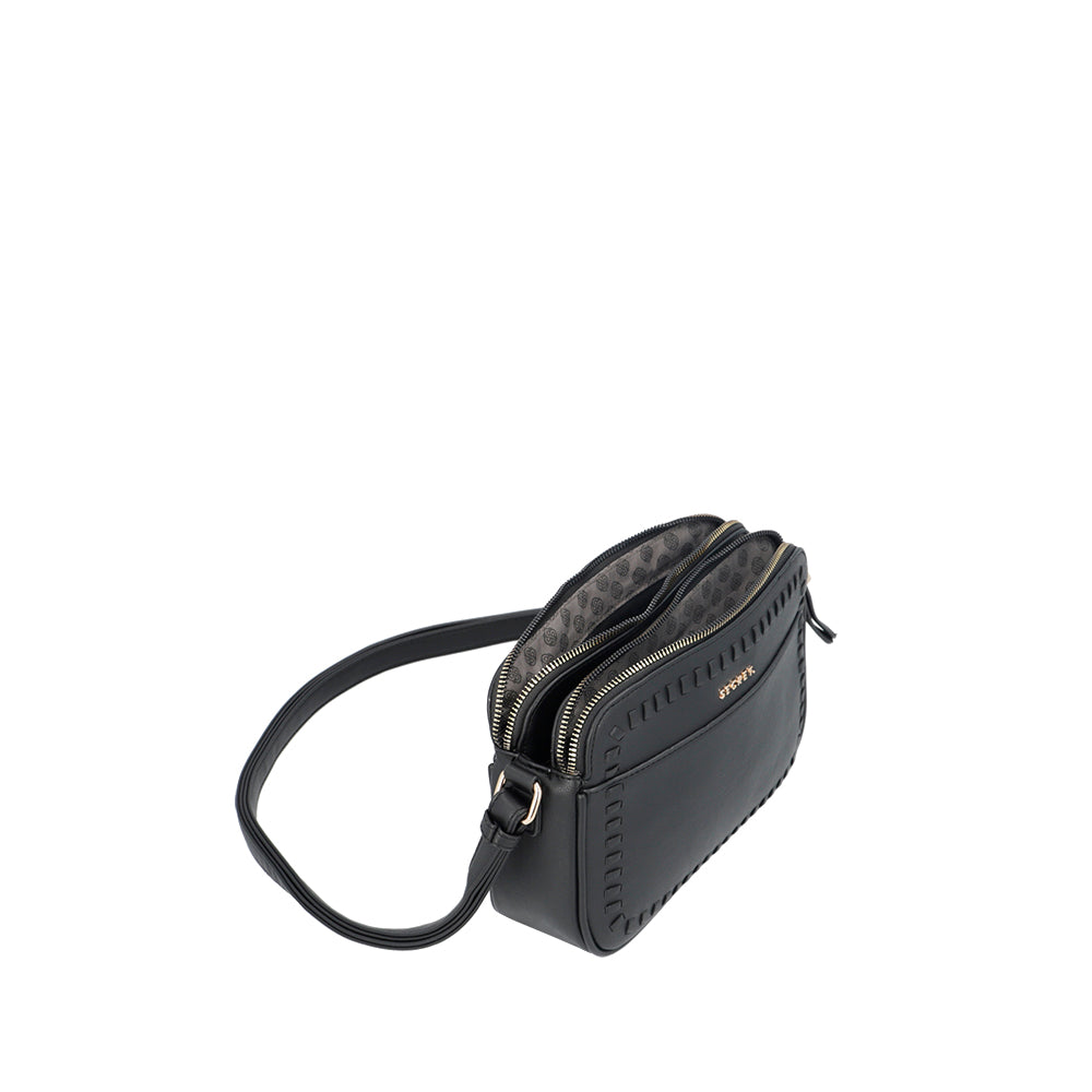 BANDOLERA MONACO SS25 NEGRO S