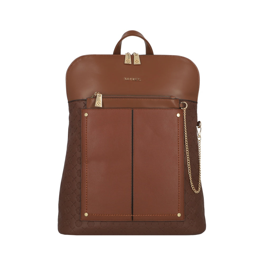 MOCHILA PARA NOTEBOOK POLONIA FW25 CAFÉ XL
