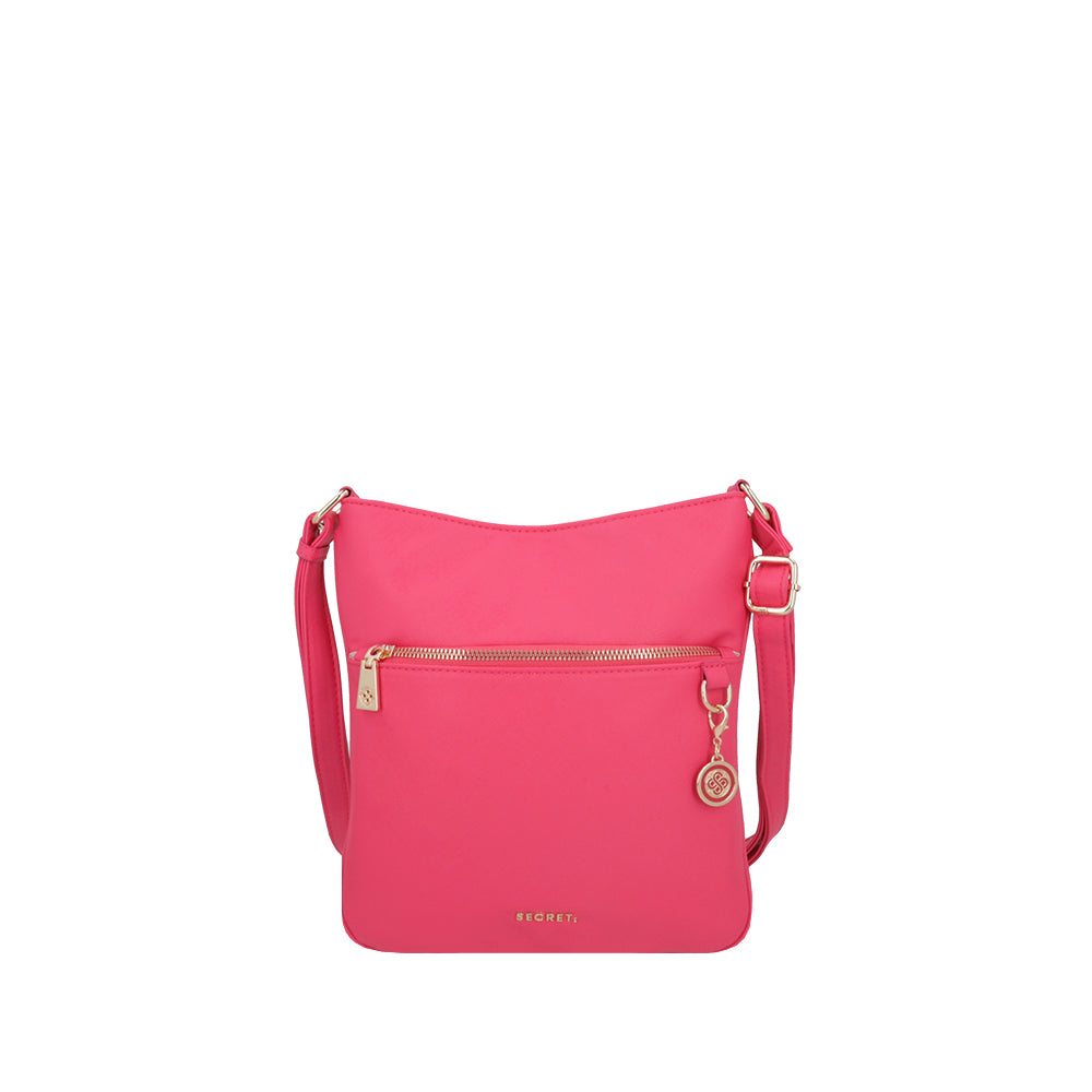 Bandolera Milan fucsia pequeña