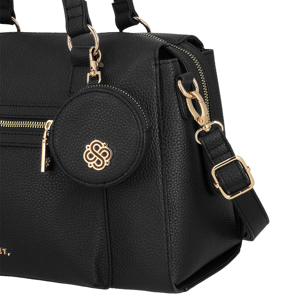 CARTERA DE MANO IBIZA FW25 NEGRO L