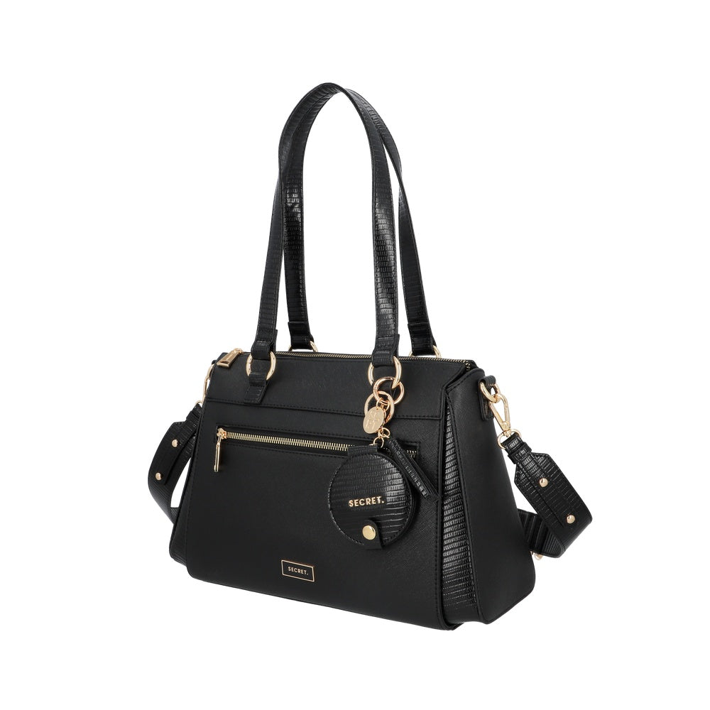 CARTERA DE HOMBRO ALBACETE FW25 NEGRO L