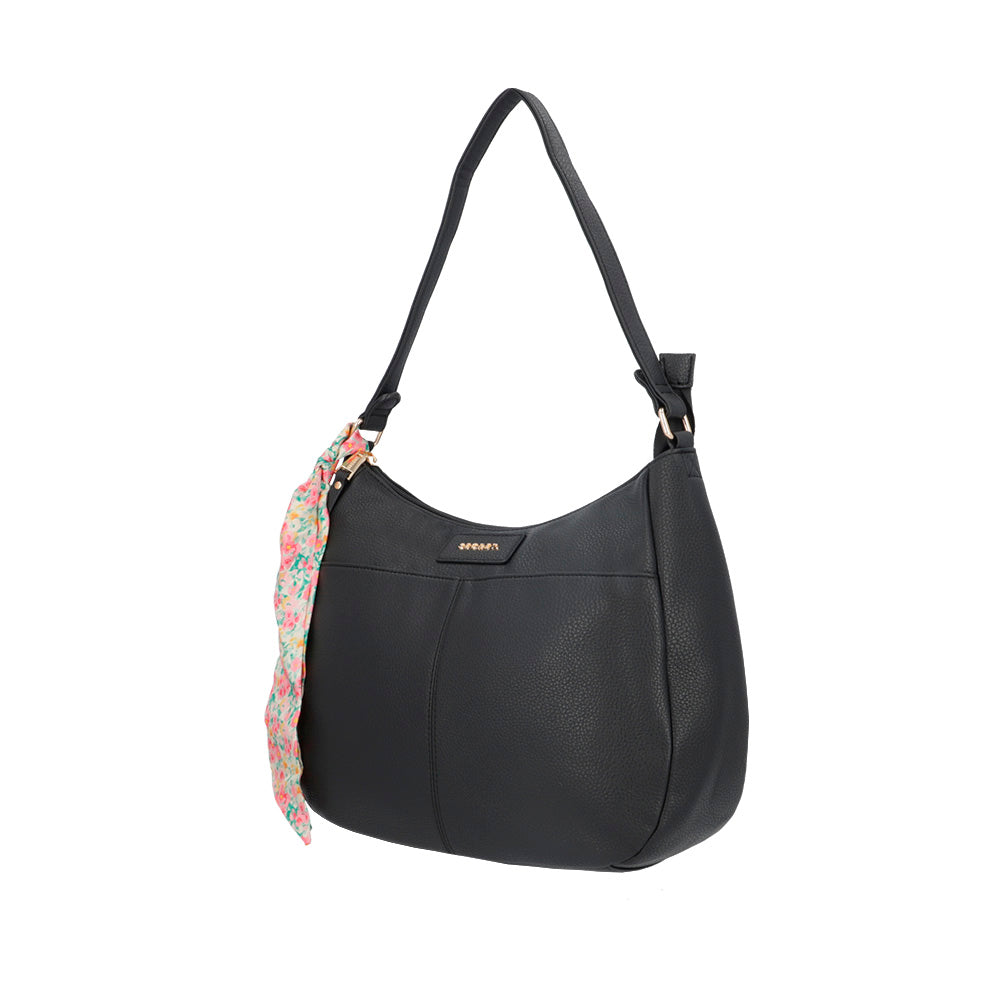 Cartera de hombro Montreal negra