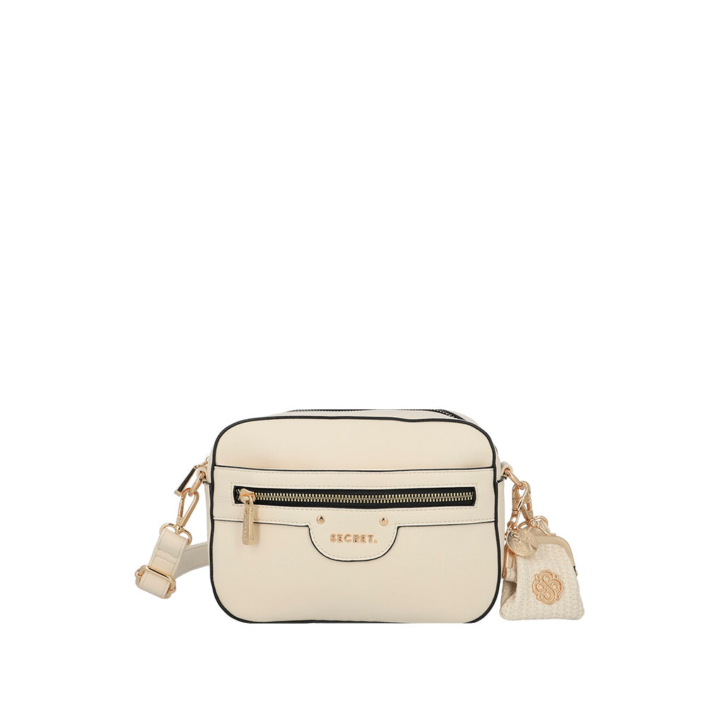BANDOLERA LISSE FW25 BEIGE S