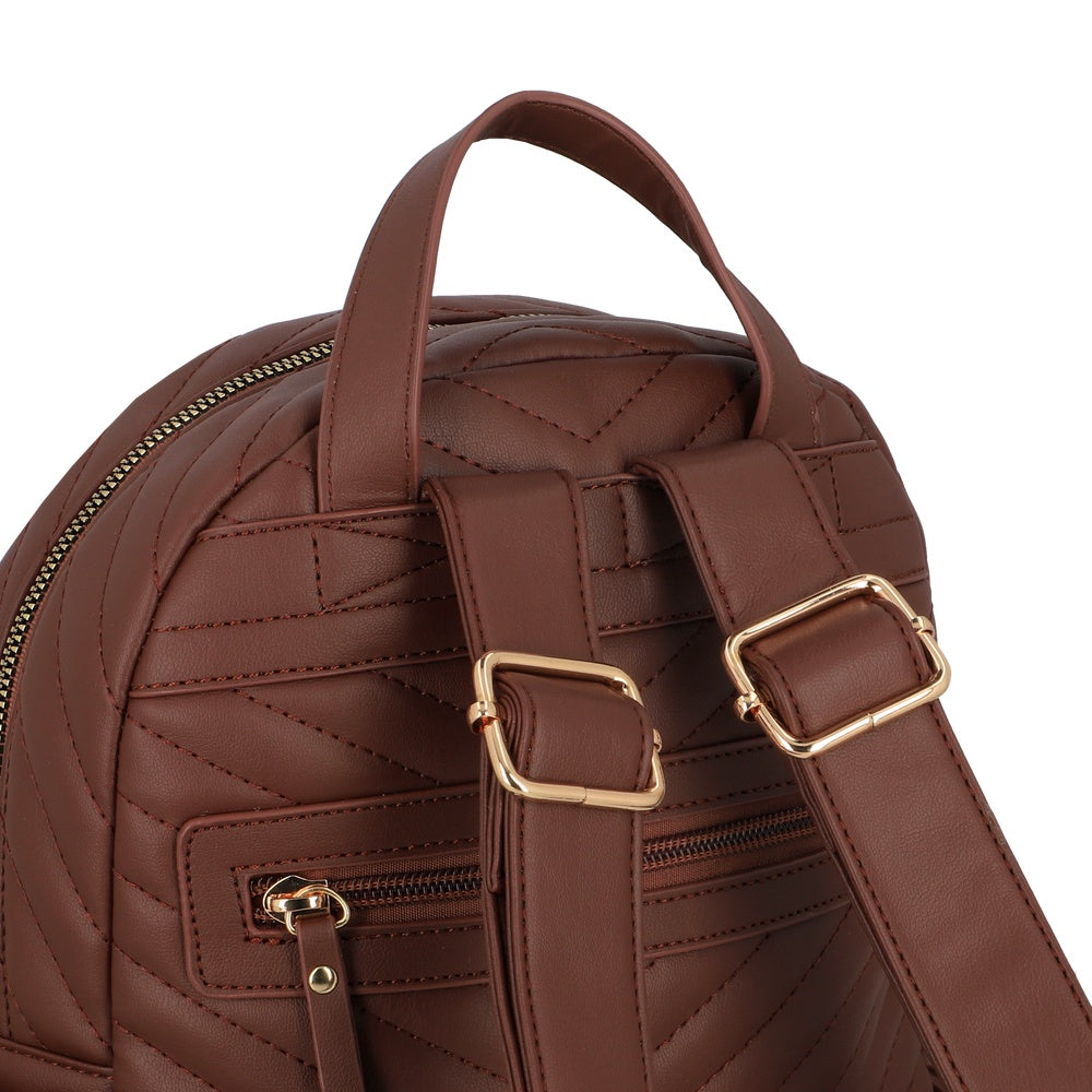 MOCHILA VERSALLES FW25 CAFÉ M