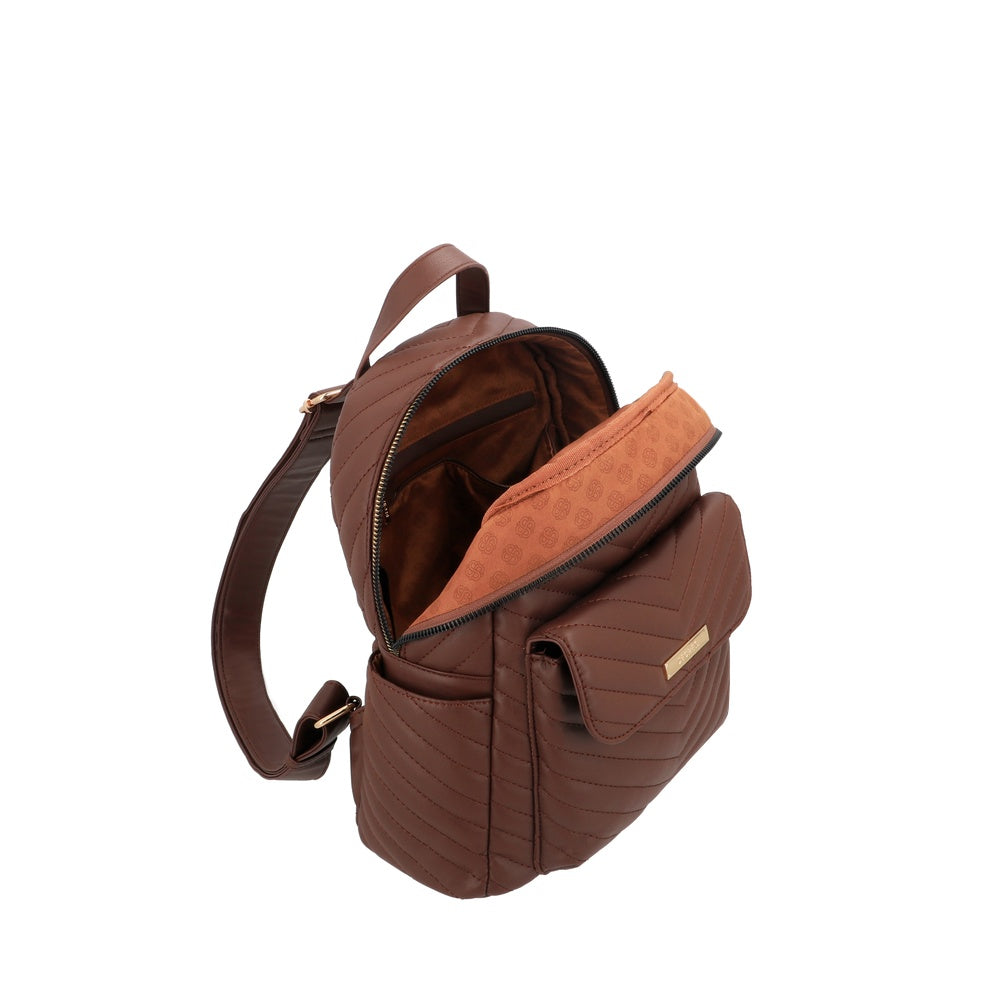 MOCHILA VERSALLES FW25 CAFÉ M
