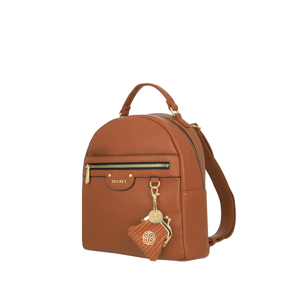 MOCHILA LISSE FW25 CAFÉ M