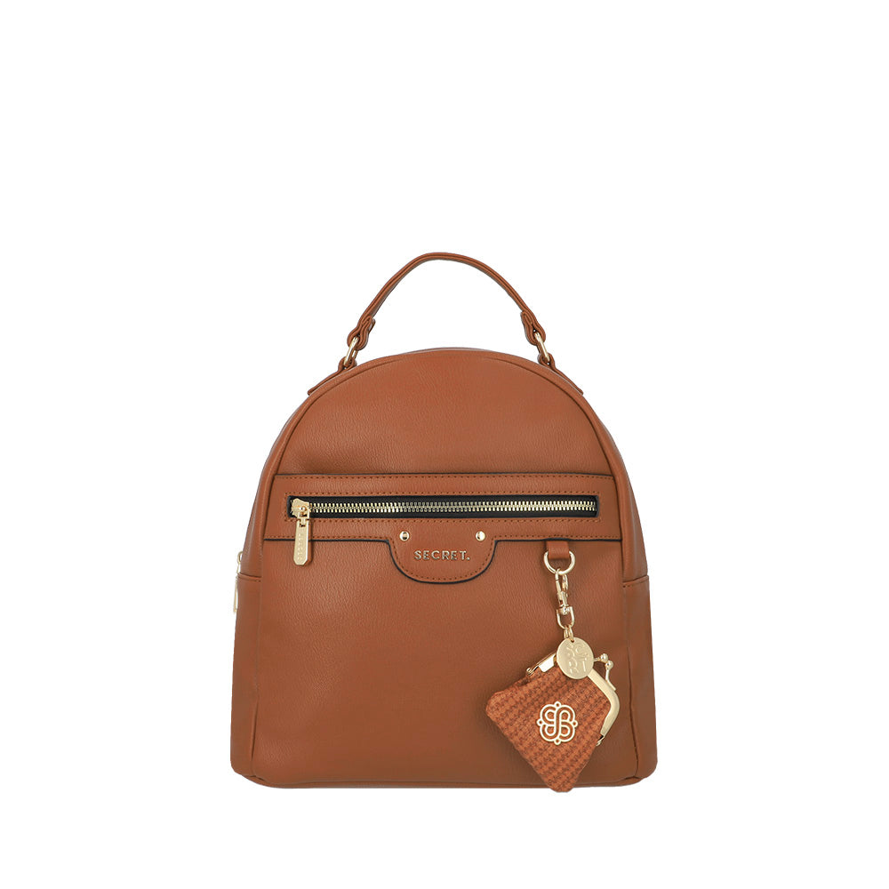 MOCHILA LISSE FW25 CAFÉ M