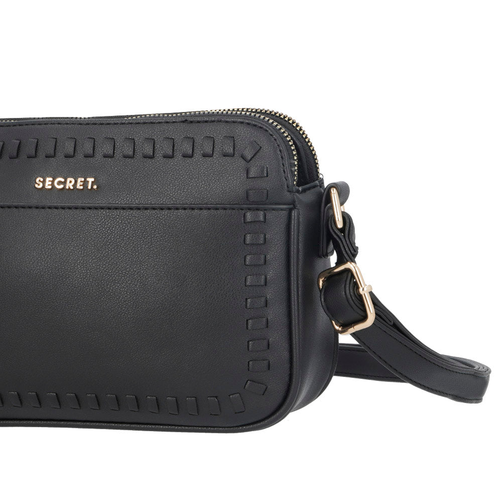 BANDOLERA MONACO SS25 NEGRO S