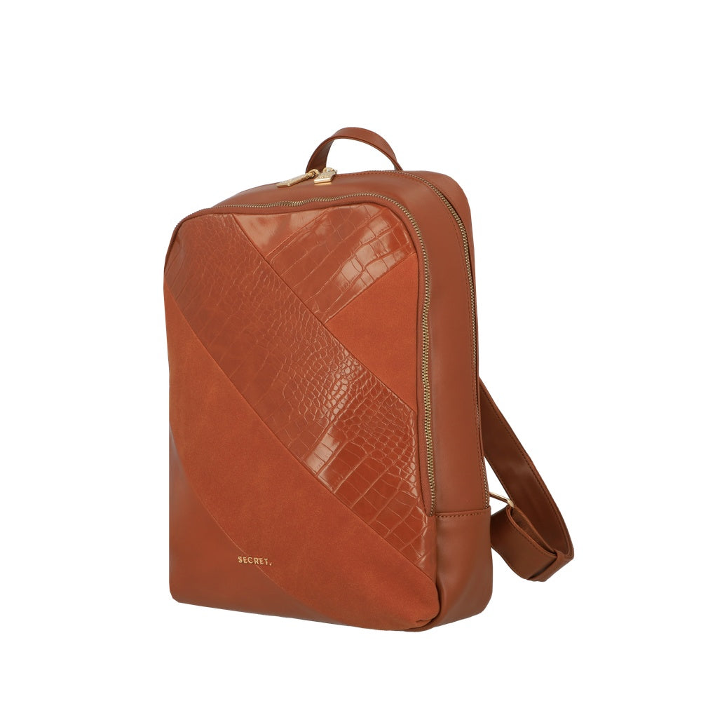 MOCHILA PARA NOTEBOOK EDE FW25 CAFÉ MEDIO XL