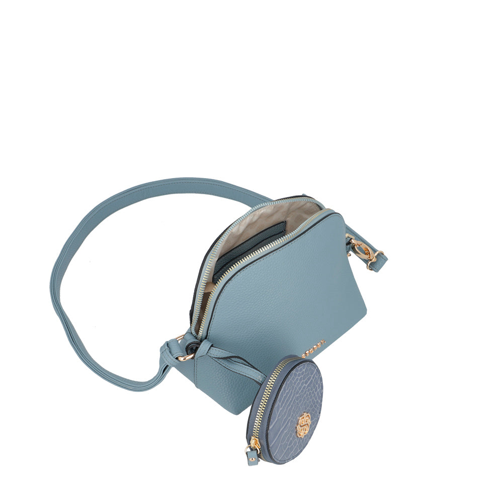 BANDOLERA SOFIA SS25 CELESTE S