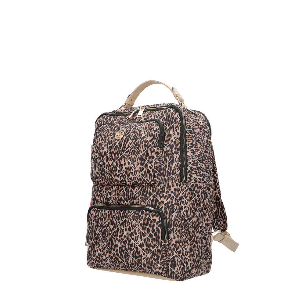 Mochila para notebook Ginza 14" leopardo