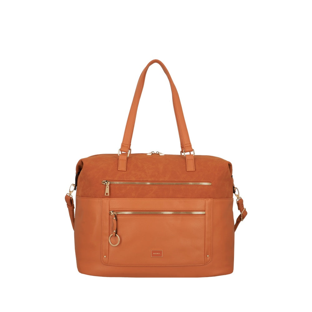 BOLSO DE VIAJE LOURDES FW25 CAFÉ MEDIO L