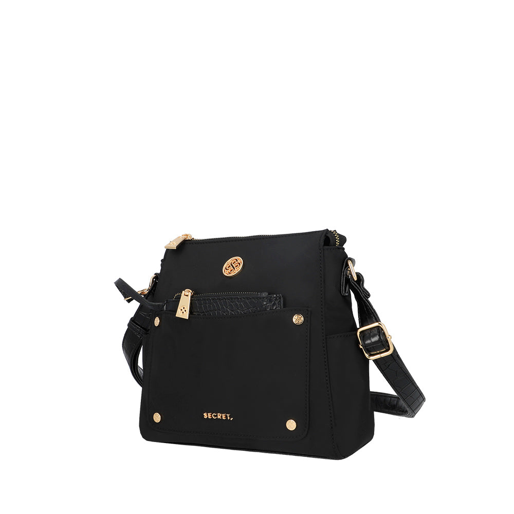 BANDOLERA GIRONA FW25 NEGRO M