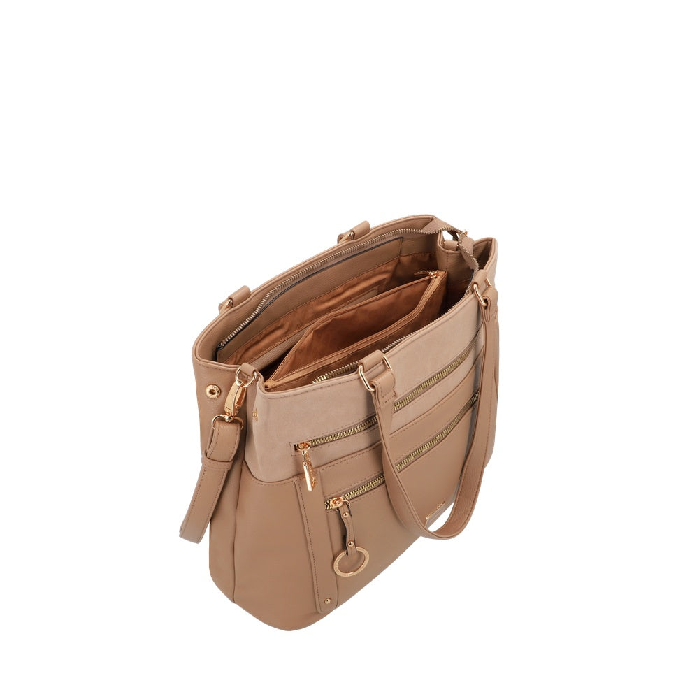 TOTE LOURDES FW25 TOSTADO L