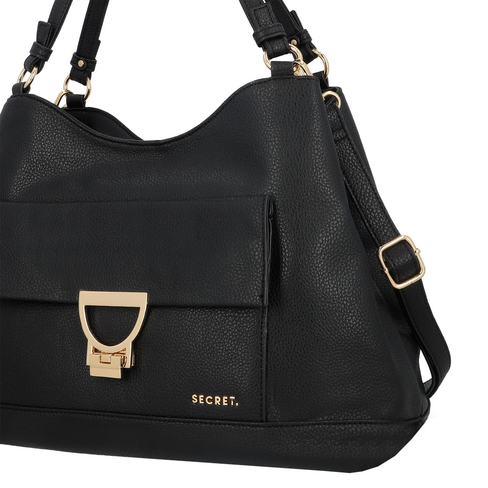 CARTERA DE HOMBRO BOMBAY SC6 NEGRO L 3DV