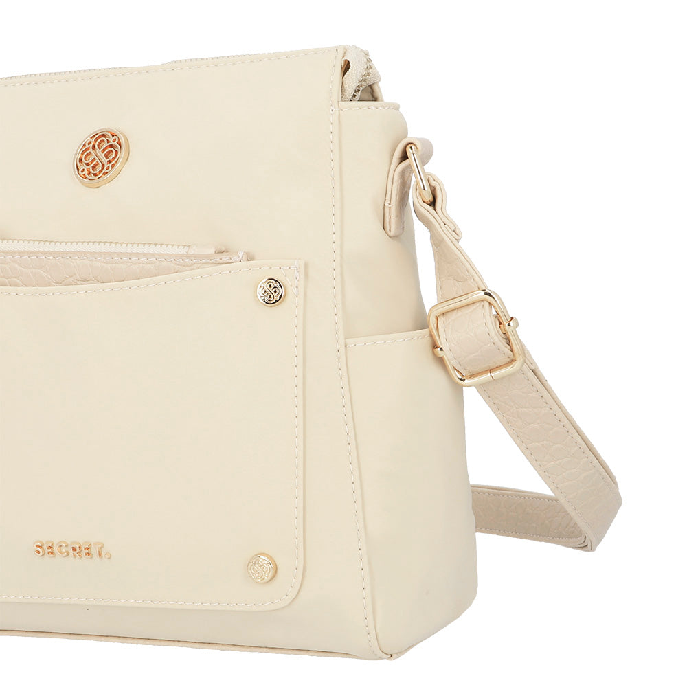 BANDOLERA GIRONA FW25 BEIGE M