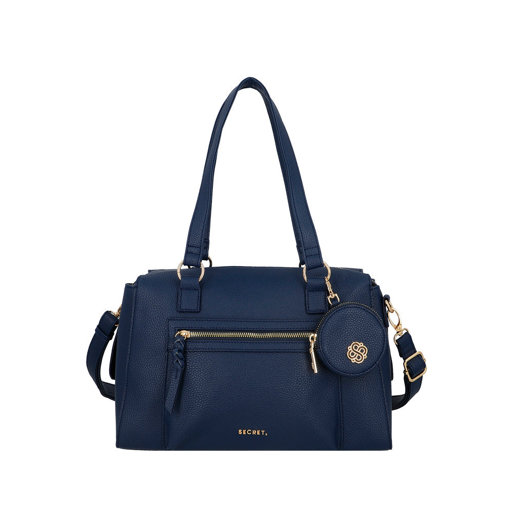 CARTERA DE MANO IBIZA FW25 AZUL L