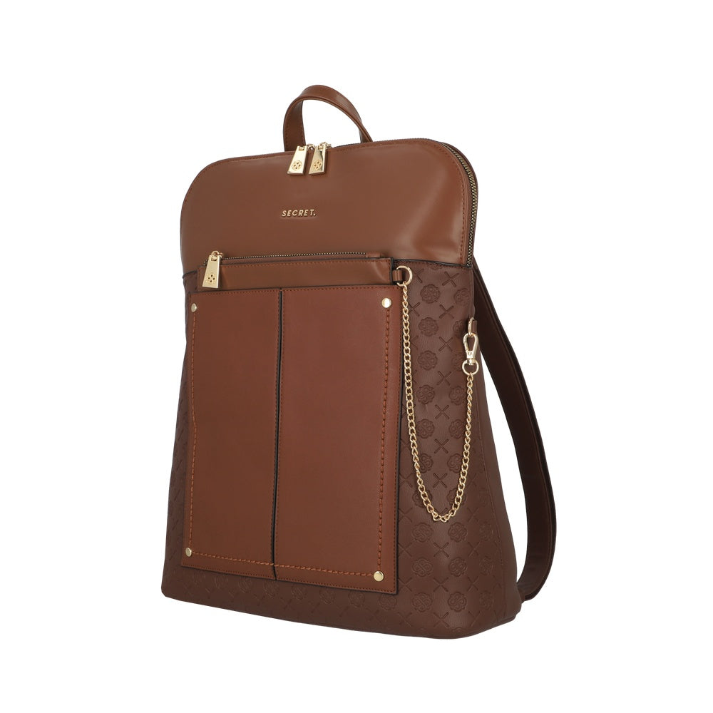 MOCHILA PARA NOTEBOOK POLONIA FW25 CAFÉ XL