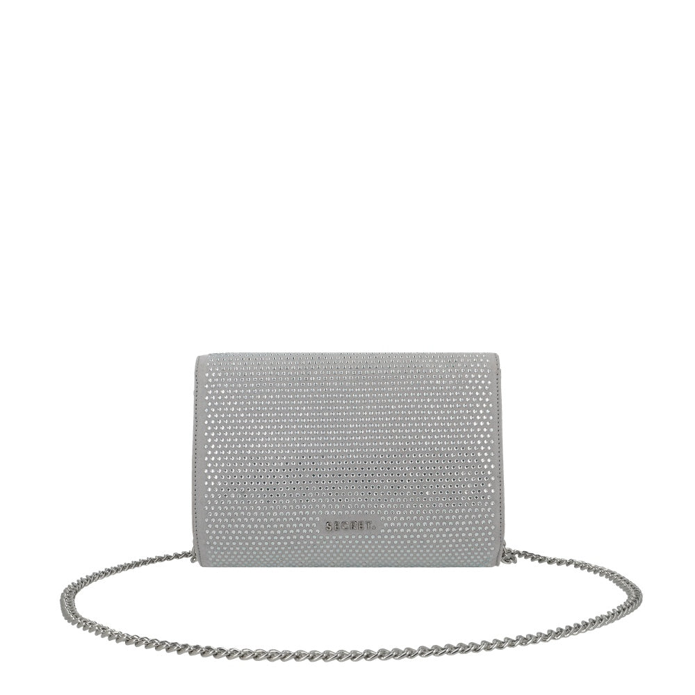 CARTERA DE FIESTA ANAKENA SC6 PLATEADO BRILLANTE M