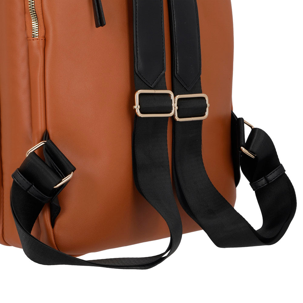 MOCHILA PARA NOTEBOOK VALENCIA SS25 CAFÉ XL