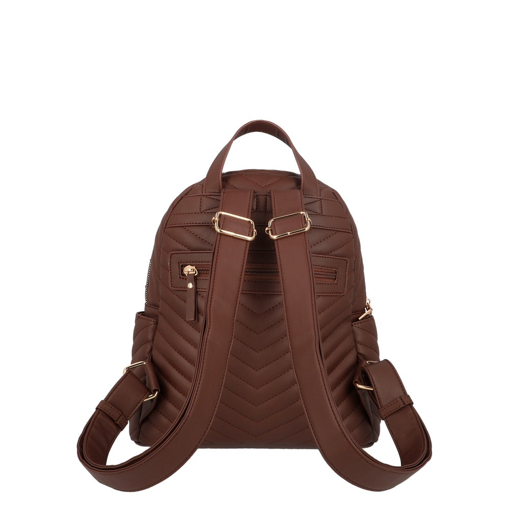 MOCHILA VERSALLES FW25 CAFÉ M