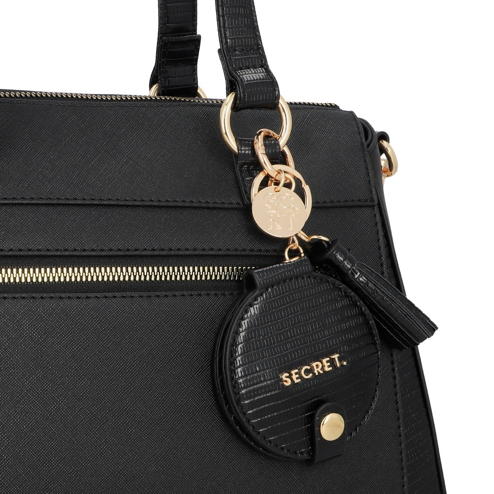 CARTERA DE HOMBRO ALBACETE FW25 NEGRO L