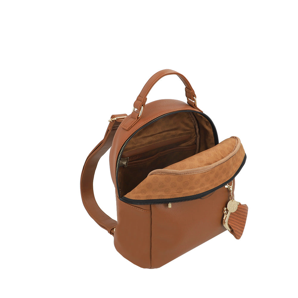 MOCHILA LISSE FW25 CAFÉ M