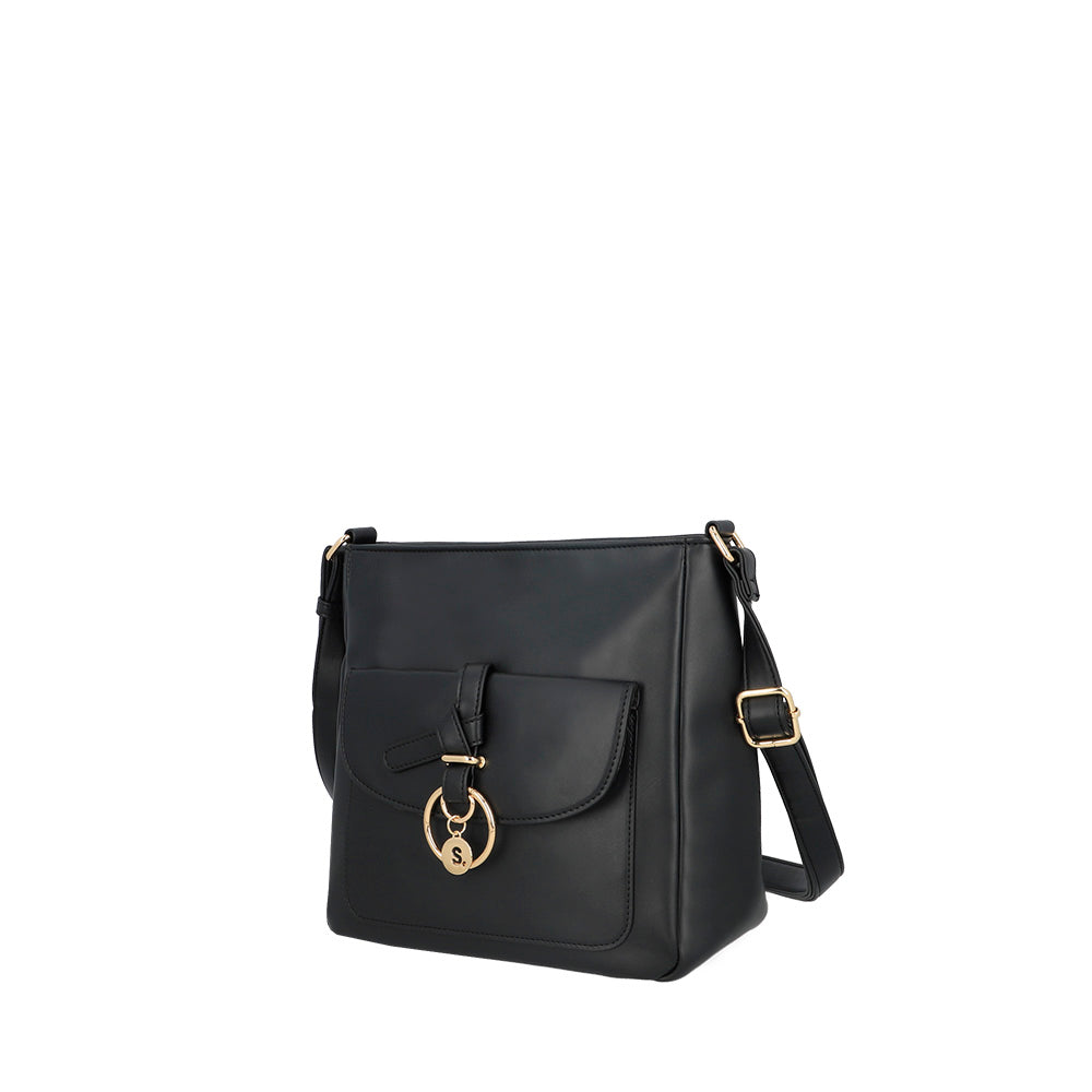 BANDOLERA MANTUA FW25 NEGRO M