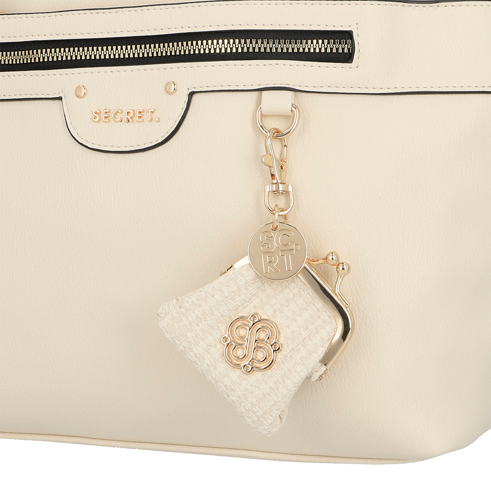 MOCHILA LISSE FW25 BEIGE L