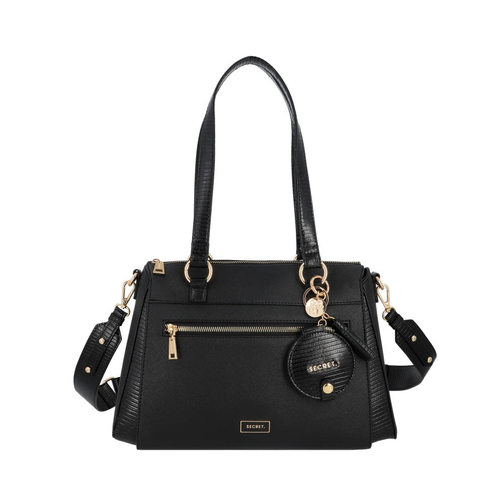 CARTERA DE HOMBRO ALBACETE FW25 NEGRO L