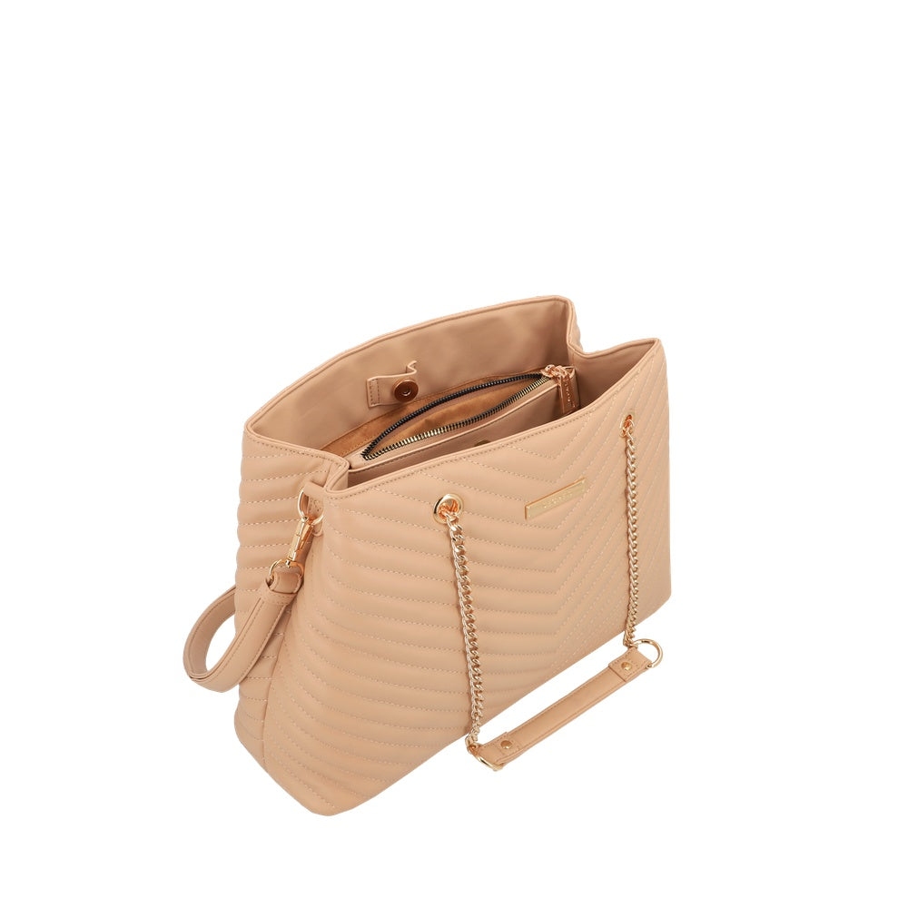 CARTERA DE HOMBRO VERSALLES FW25 TOSTADO L