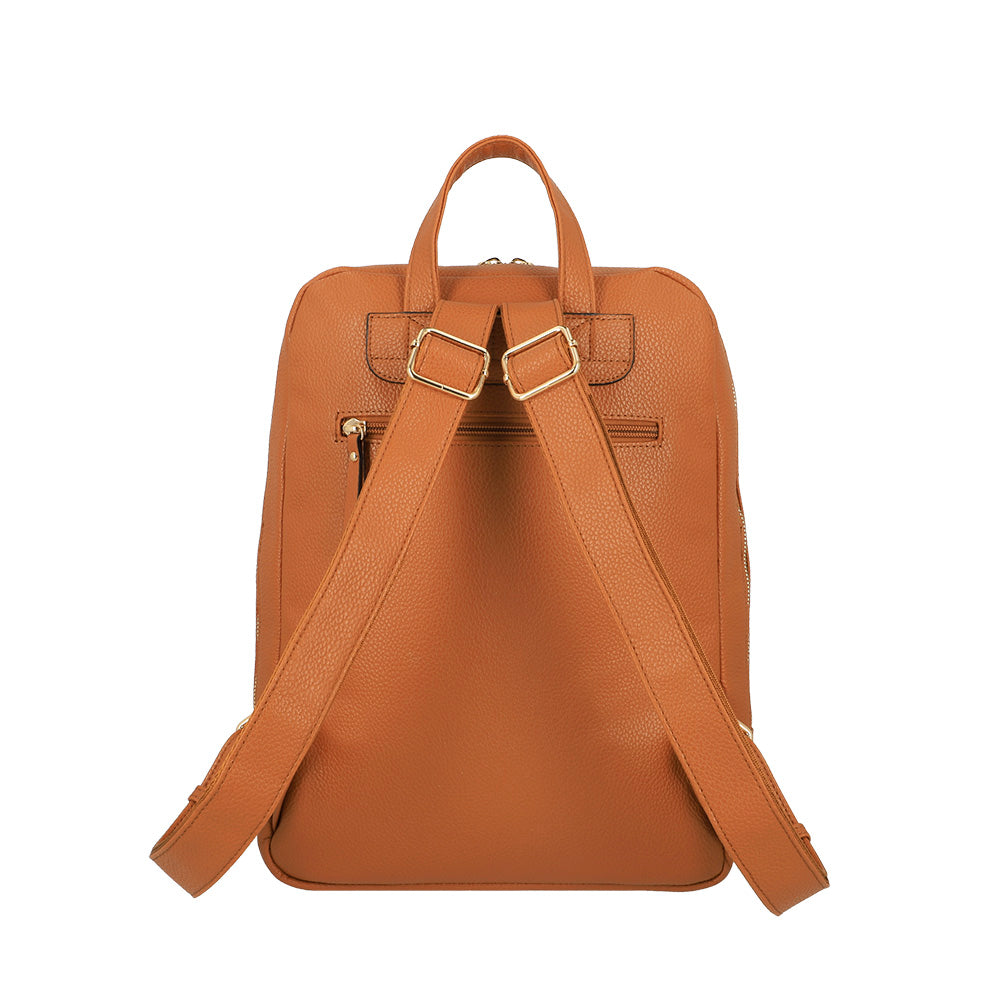 MOCHILA PARA NOTEBOOK RIGA FW25 CAFÉ MEDIO XL