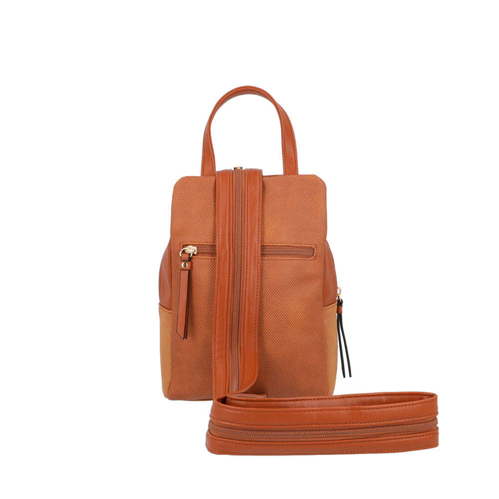 BACKPACK M MANHATTAN SS25 CAFÉ