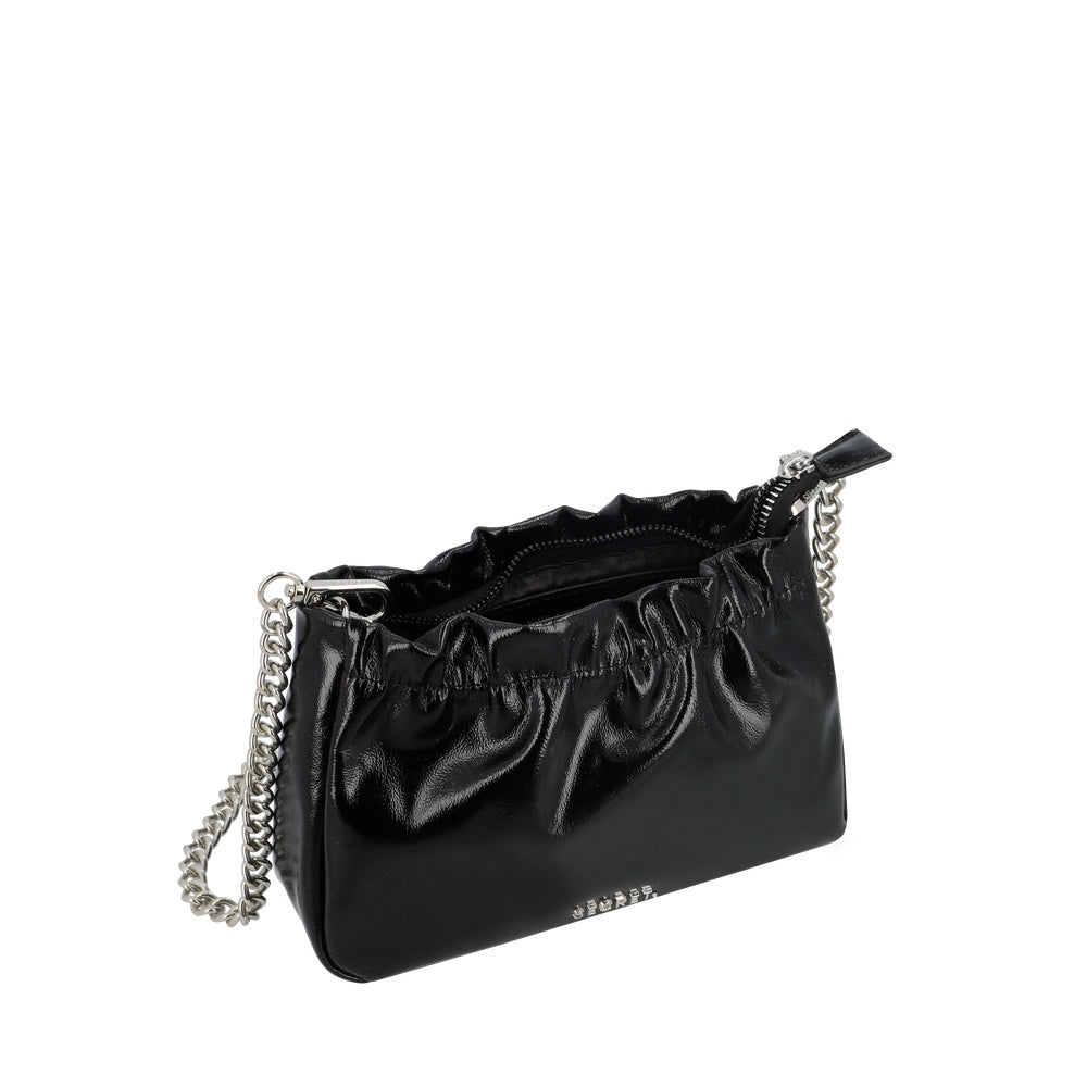 CARTERA DE FIESTA FETE SC6 NEGRO BRILLANTE S